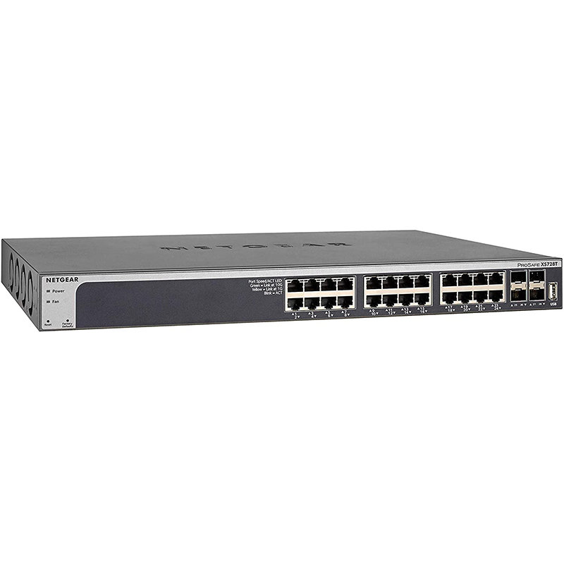 Switch XS728T-100NES ProSafe Smart 24-Port 10GbE 4x SFP+