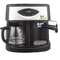 Espressor Del Caffe CoffeeShot 3 in 1 15 bari 1.25 l Functie spumare Programare Negru/Inox