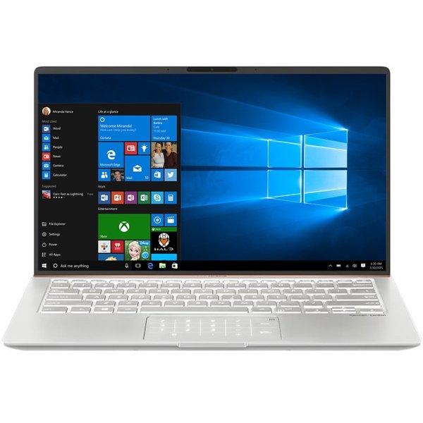 Ultrabook ZenBook 14 inch FHD Intel Core i7-10510U 16GB DDR3 512GB SSD Intel UHD Graphics Windows 10 Pro Icicle Silver