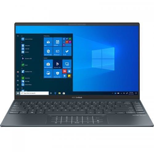 Ultrabook ZenBook 14 inch FHD AMD Ryzen 7 4700U 8GB DDR4 512GB SSD AMD Radeon Graphics RX Vega 7 Windows 10 Pro Pine Grey