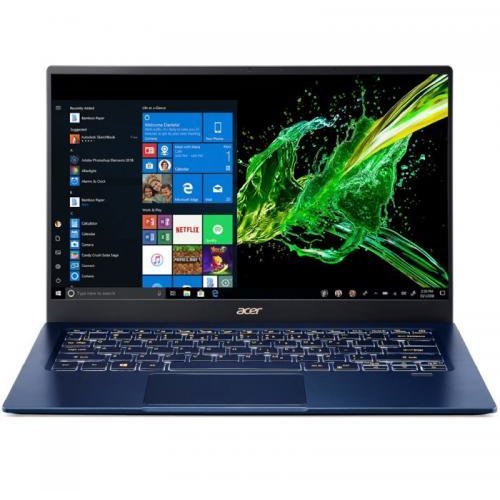 Ultrabook Swift 5 SF514-54GT 14 inch FHD Intel Core i5-1035G1 8GB DDR4 512GB SSD nVidia GeForce MX350 Windows 10 Pro Blue
