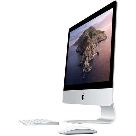 Sistem All in One Apple iMac 2020 21.5 inch Intel Core i5 2.3GHz Dual Core 8GB DDR4 256GB SSD macOS Catalina RO Keyboard Silver