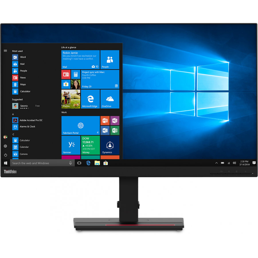 Monitor LED ThinkVision T27q-20 27 inch 6ms Raven Black