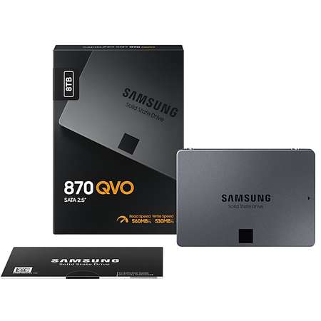 Samsung 870QVO 8TB ② Solid State Drive (SSD) Samsung 870 QVO, 8TB, 2.5