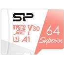 Card Silicon Power Superior Micro SDXC 64GB UHS-I A3 V30