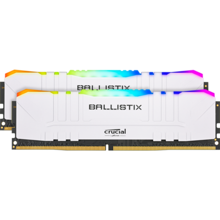 Memorie Crucial Ballistix RGB 32GB (2x16GB) DDR4 3200MHz CL16 White Dual Channel Kit