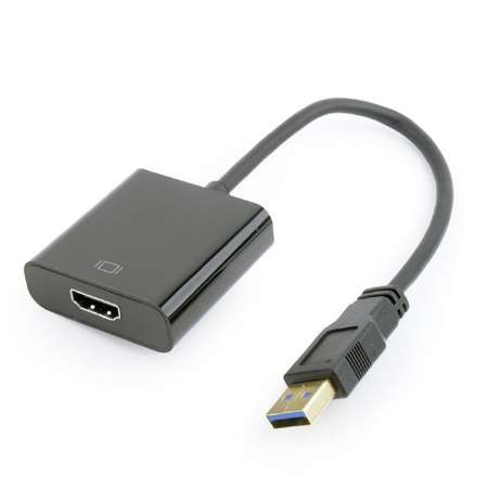 Resigilat USB - HDMI 15cm Black
