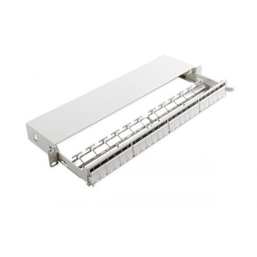 Patch Panel neechipat 19 inch 24 Porturi White