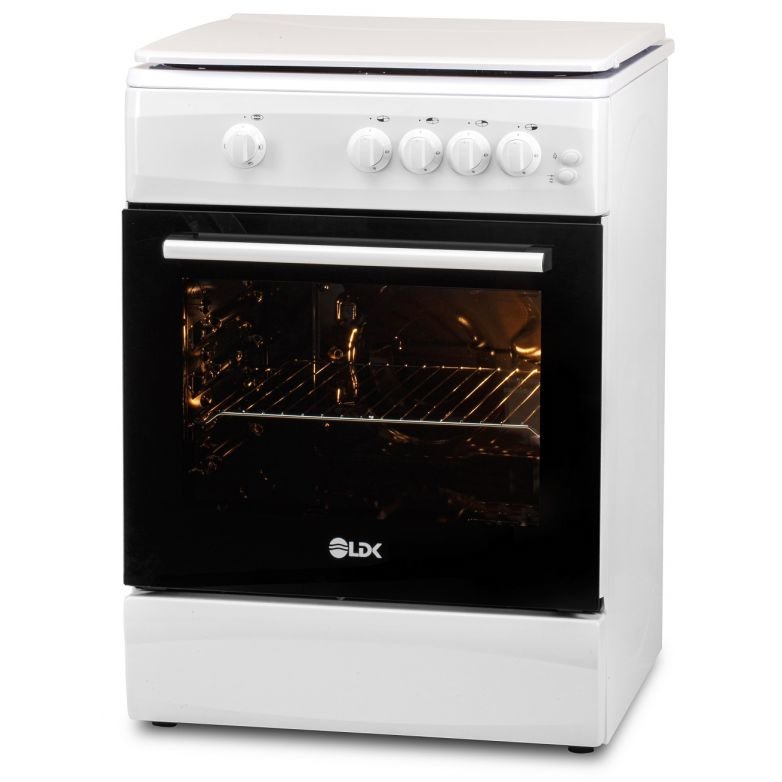 Aragaz 6060 GRAI WH RMV NG Gaz 4 Arzatoare Grill Rotisor Aprindere 60cm Alb