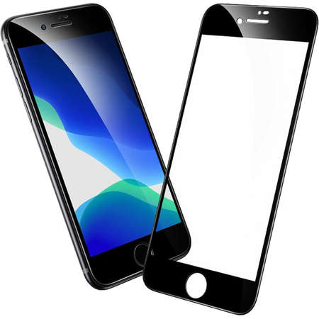 Folie sticla securizata ZMEURINO Full Body 3D Privacy Negru pentru Apple iPhone SE 2020