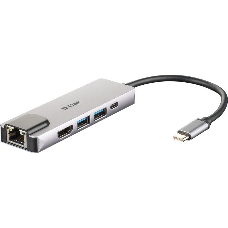 Hub USB DUB-M520 USB-C Silver