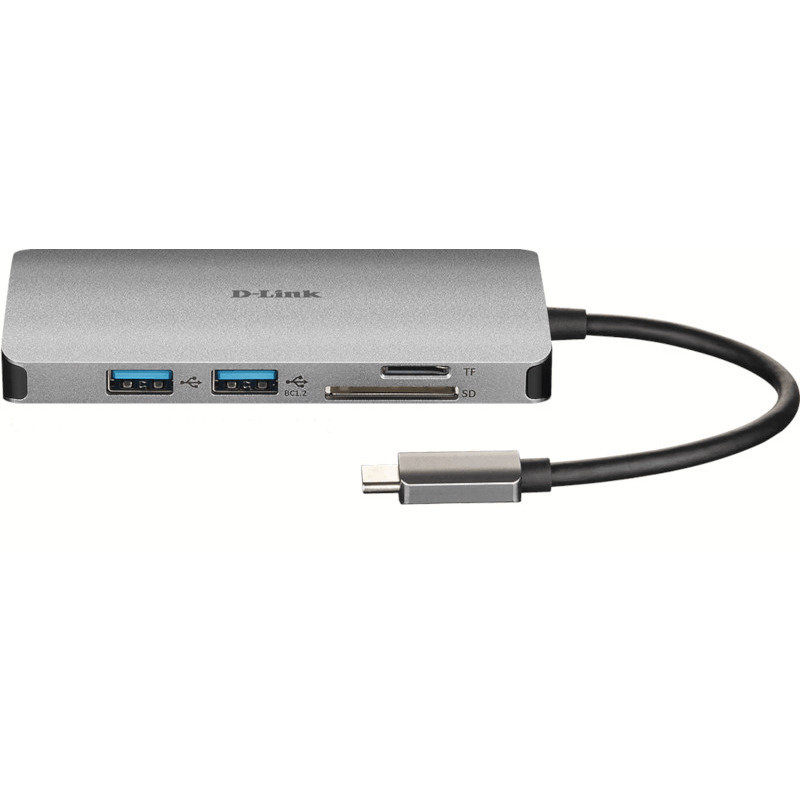 Hub USB DUB-M610 USB-C Silver