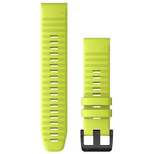 Curea smartwatch QuickFit 22mm Silicon Amp Yellow pentru Garmin Fenix 6