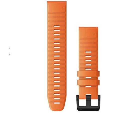 Curea smartwatch QuickFit 22mm Silicon Ember Orange  pentru Garmin Fenix 6