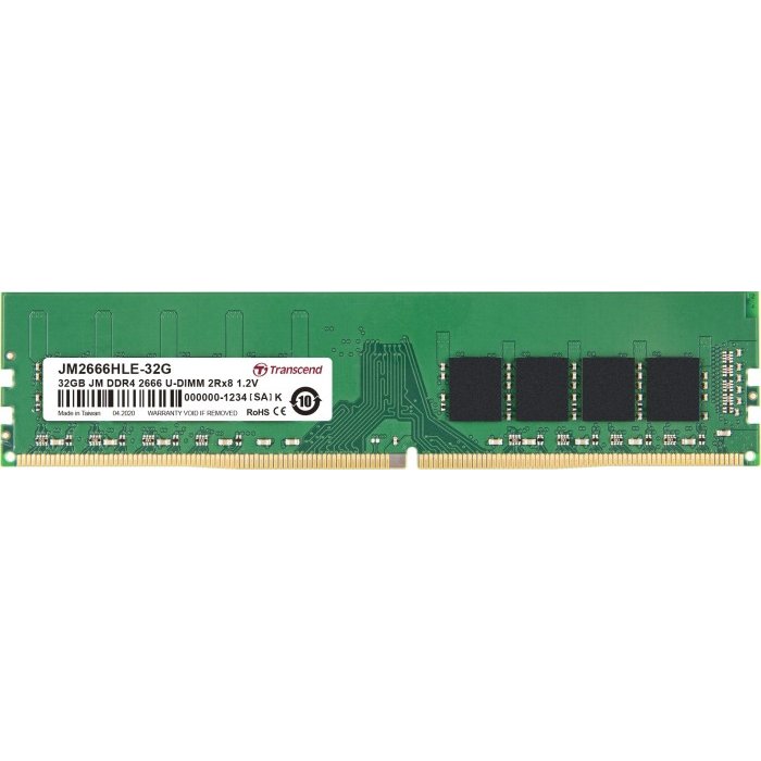 Memorie server JetRam 32GB (1x32GB) DDR4 2666MHz CL19 1.2V 2Rx8 2Gx8