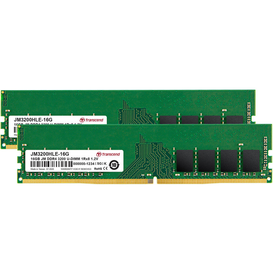 Memorie server JetRam 32GB (2x16GB) DDR4 3200MHz CL22 1.2V 1Rx8 2Gx8 Dual Channel Kit
