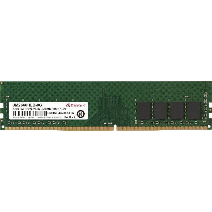 Memorie server JetRam 8GB (1x8GB) DDR4 2666MHz CL19 1.2V 1Rx16 1Gx16
