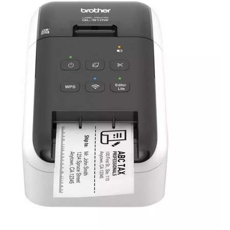 Imprimanta de etichete Brother QL-810W USB 300 dpi White Black