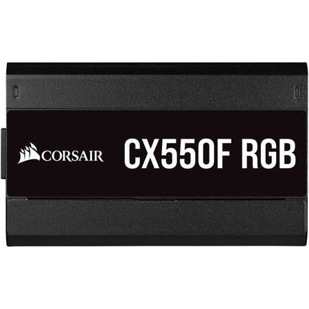 Sursa modulara Corsair CX550F RGB 550W 80 PLUS Bronze Black