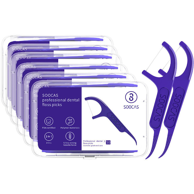 Ata dentara Dental Floss Stick 6 buc