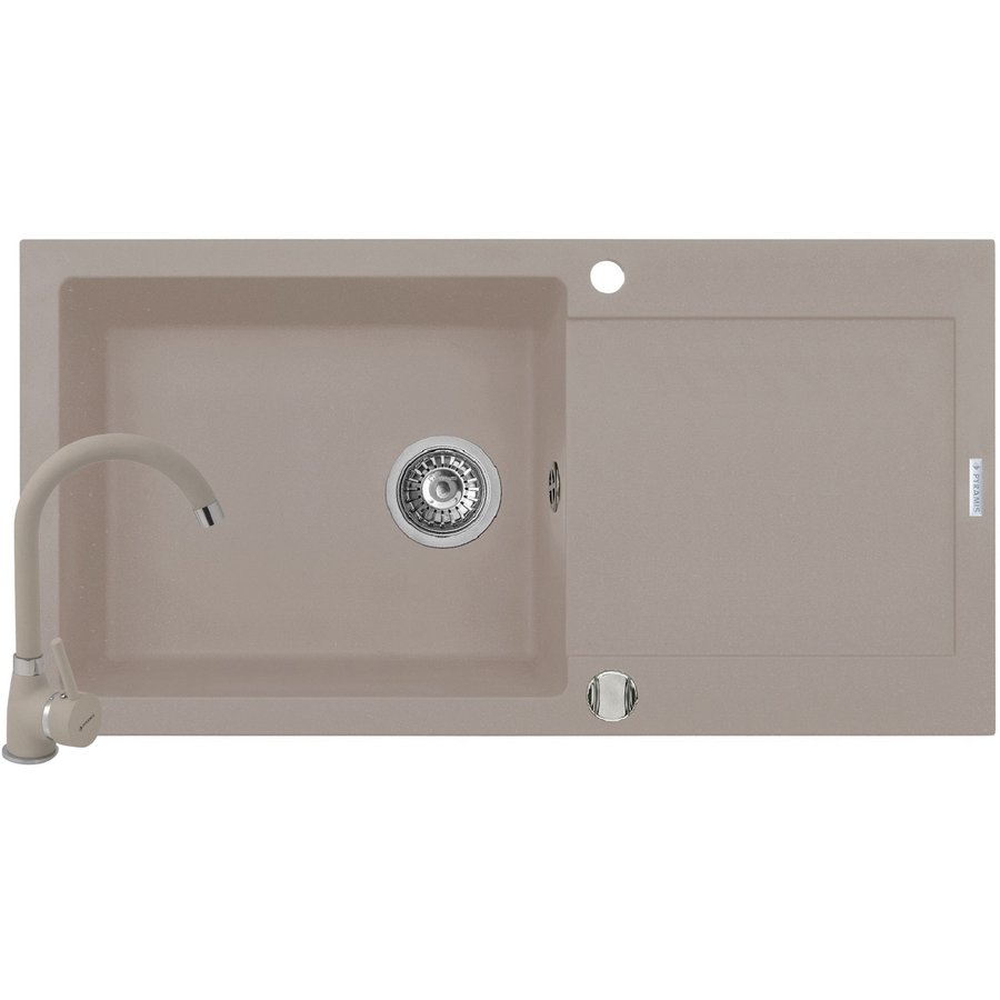 Set Chiuveta bucatarie MIDO 100x50 1B 1D + Baterie BELLO Beige