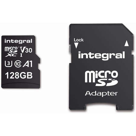 Card Integral microSDHC 128GB UHS-I U3 V30