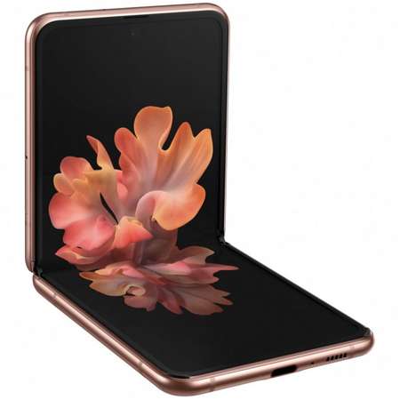 Telefon mobil Samsung Galaxy Z Flip 256GB 8GB RAM Dual Sim 5G Mystic Bronze