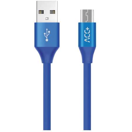 Cablu de date MaxCom ACC+ microUSB 1m Albastru