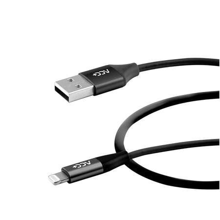 Cablu de date MaxCom ACC+ USB Lightning MFI 1m Negru