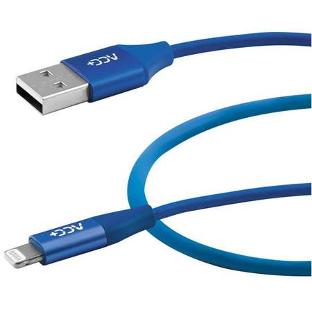 Cablu de date MaxCom ACC+ USB Lightning MFI 1m Albastru