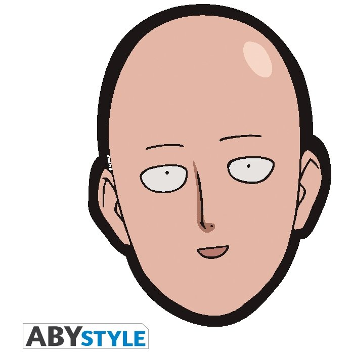Mousepad One Punch Man Saitama head in shape