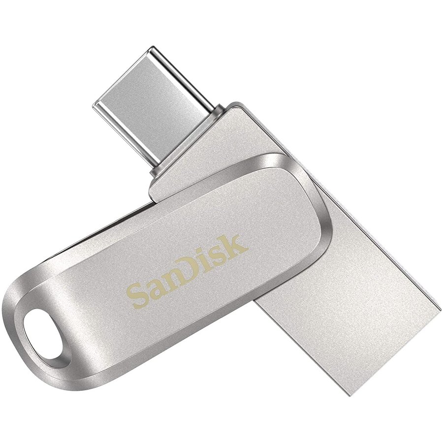 Memorie USB Ultra Dual Drive Luxe 512GB USB-A/USB Tip-C Argintiu