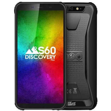 Telefon mobil Resigilat S60 Discovery Plus 16GB 3GB RAM IP68 NFC Dual Sim 4G Black (Android 9)