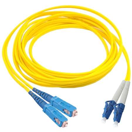 Pigtail Commscope LC - SC 10m Yellow