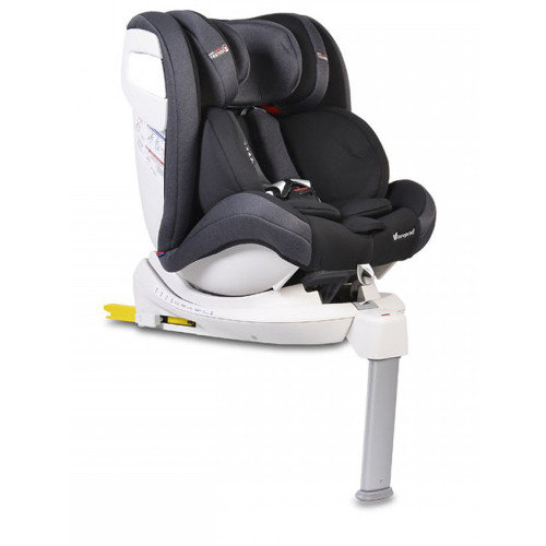 Scaun auto copil Admiral Rotativ 360 grade cu Isofix 0 - 36 kg Negru