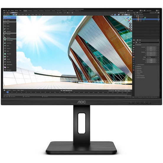 Monitor LED U27P2 27 inch UHD IPS 4ms Black