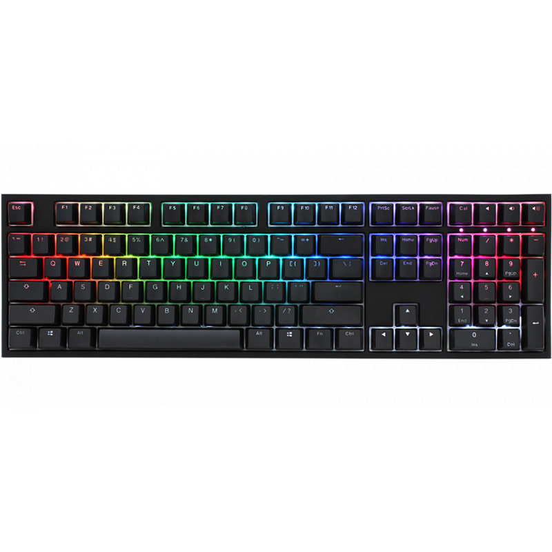 Tastatura gaming One 2 RGB Cherry MX Blue Mecanica Black