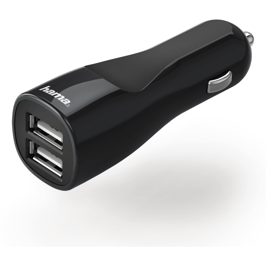 Incarcator Auto Essential Line 2x USB 4.8A Negru