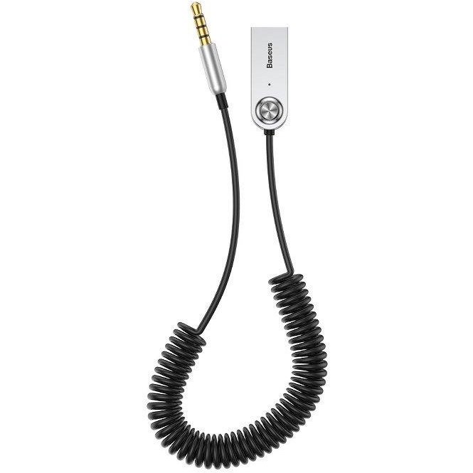 Cablu de date BA01 AUX, USB la jack 3.5 mm, Bluetooth 5.0, Negru