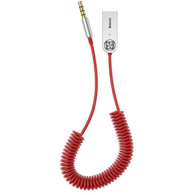 Adaptor audio BA01 AUX USB la jack 3.5 mm Bluetooth 5.0 Rosu