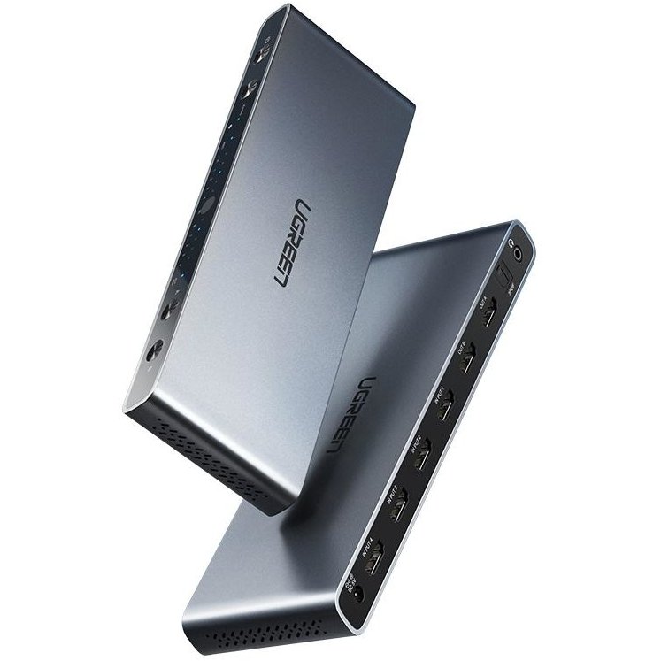 Splitter video CM288 4x2 HDMI 2.0 4K 60Hz 18Gbps Silver