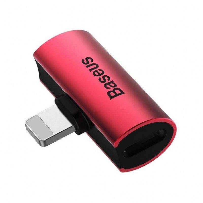 Adaptor L46 tata Lightning la 2x mama Lightning 2A Rosu/Negru