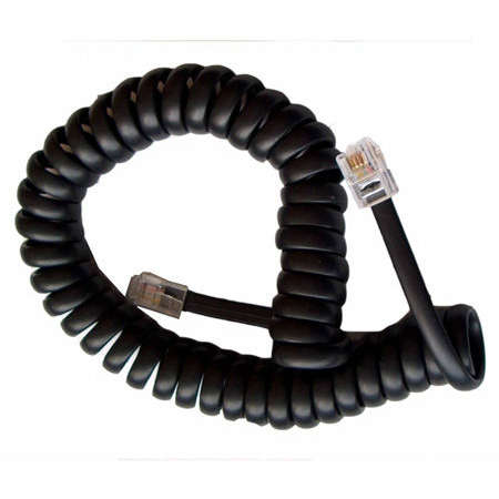 Cablu Telefonic Spiralat Generic Lungime 2.1m Negru