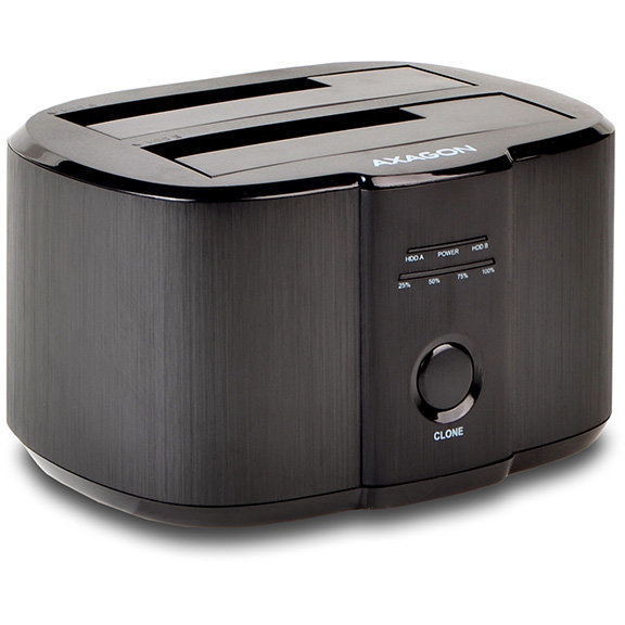 Docking Station USB3.0  2x SATA 6G CLONE Dual HDD Negru