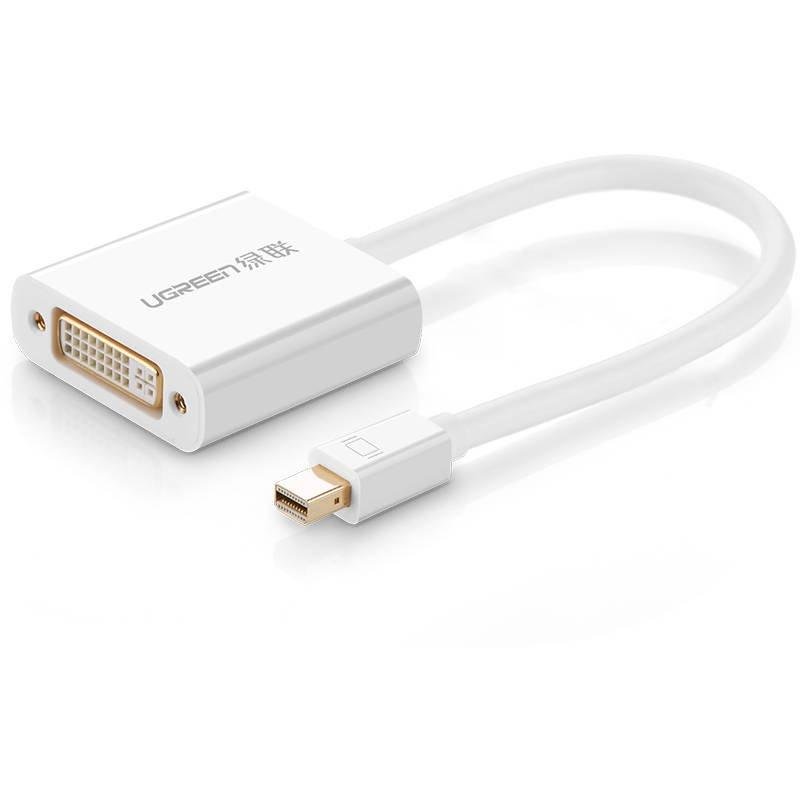 Adaptor video 10402 Mini DisplayPort tata - DVI mama 1080p 15cm Alb