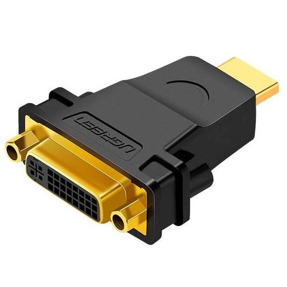 Adaptor video 20123 HDMI tata - DVI mama HDMI 1.4 Negru