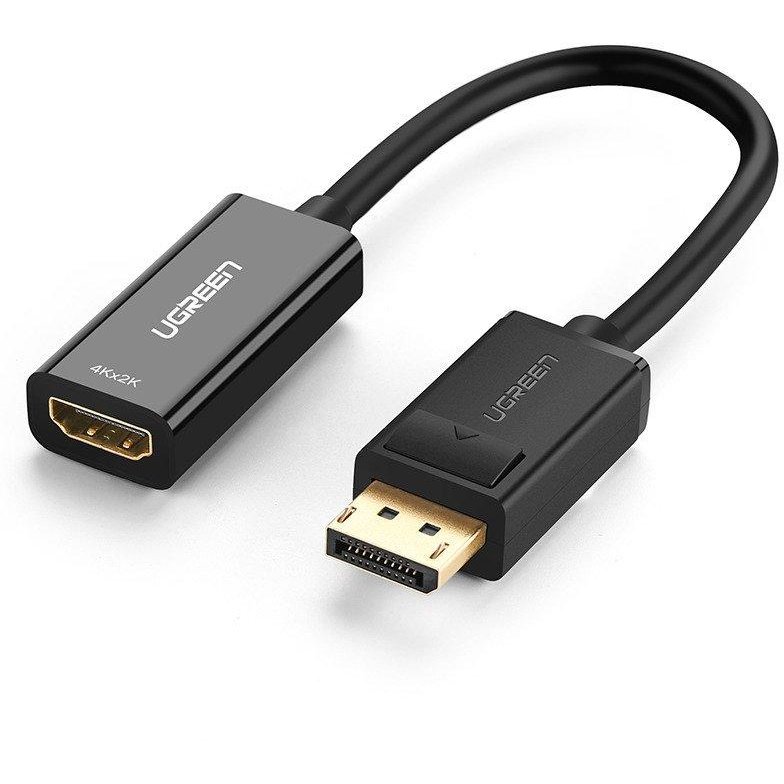Adaptor video MM137 DisplayPort tata - HDMI mama FullHD 60Hz 2 moduri 25cm Negru