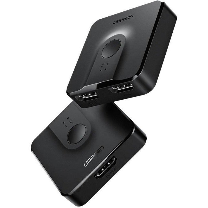 Switch video CM217 2x1 HDMI 4K 30Hz 10Gbps LED Negru