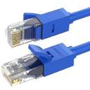 UGREEN NW102 Ethernet Cat. 6, mufat 2xRJ45, UTP, Rounded, lungime 5m, Albastru