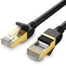 NW107 Ethernet Cat. 7, mufat 2xRJ45, STP, lungime 2m, Negru